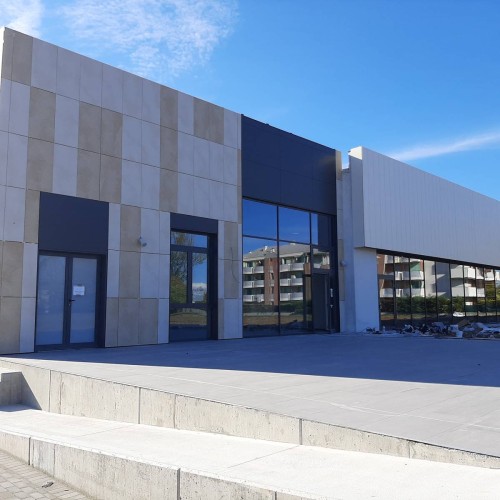 Façade ventilée en céramique 